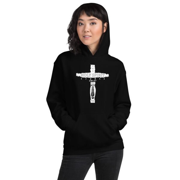 The Holy Spirit Scares Away All Ghost Black Hoodie - Image 5