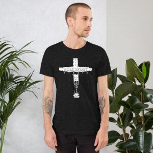 The Holy Spirit Scares Away All My Ghosts Black T-Shirt