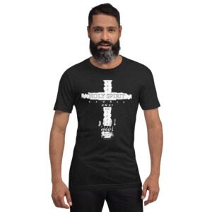 The Holy Spirit Scares Away All Your Pesky Ghosts Black T-Shirt