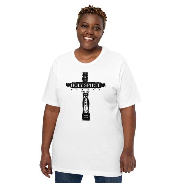 Holy Spirit Scares Away All Ghost T- Shirt - Image 4