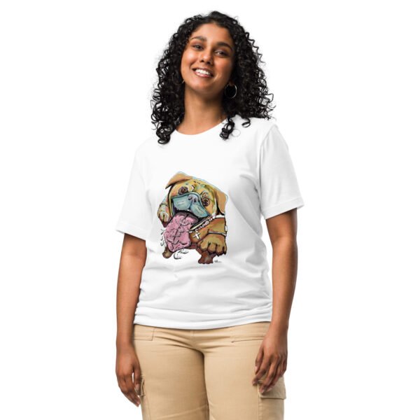 Pug Love Unisex T-shirt - Image 3