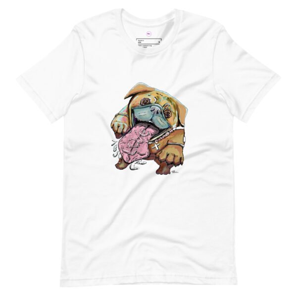 Pug Love Unisex T-shirt - Image 4