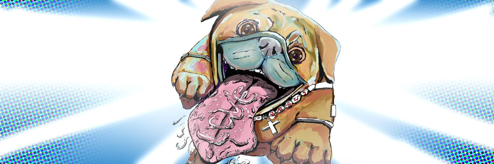 Pug Dog breed’s History, Unique Traits, and Companionship: Behind The “See-Key Pug Love”  Comic Art Illustration –