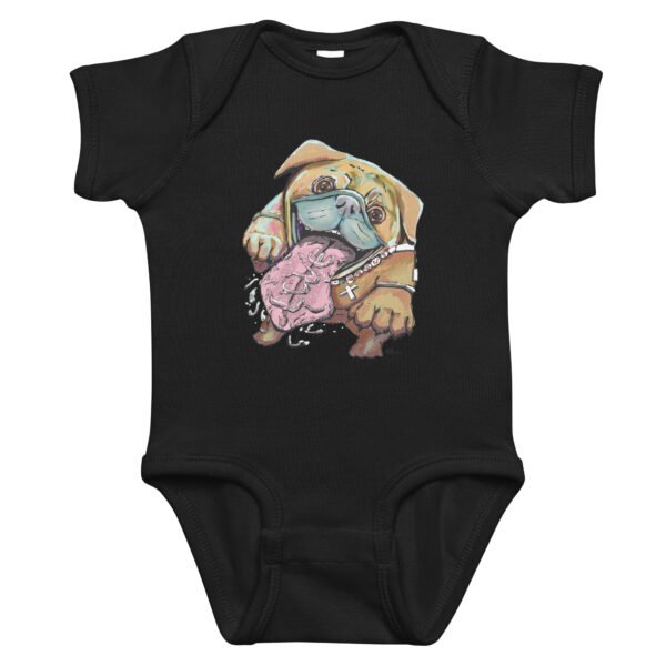 See-Key Pug Love - Infant bodysuit - Image 3