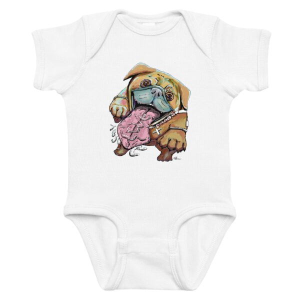 See-Key Pug Love - Infant bodysuit - Image 5